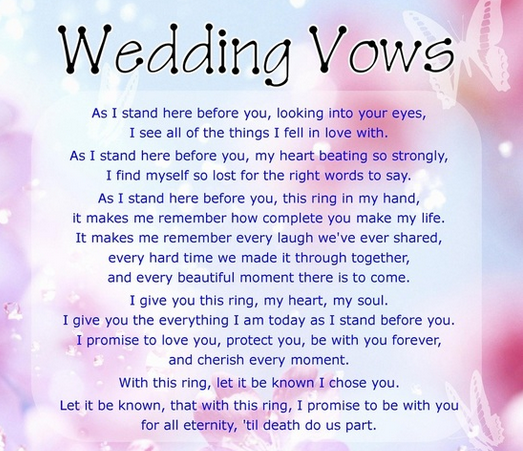 Wedding Vows + Ceremony