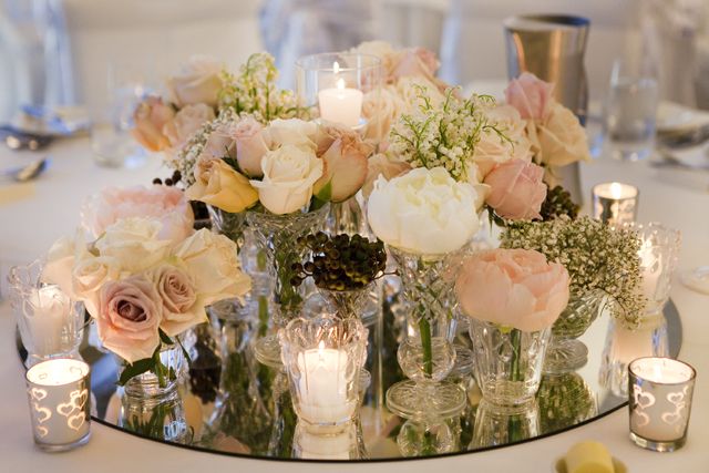 centerpieces for round living room tables