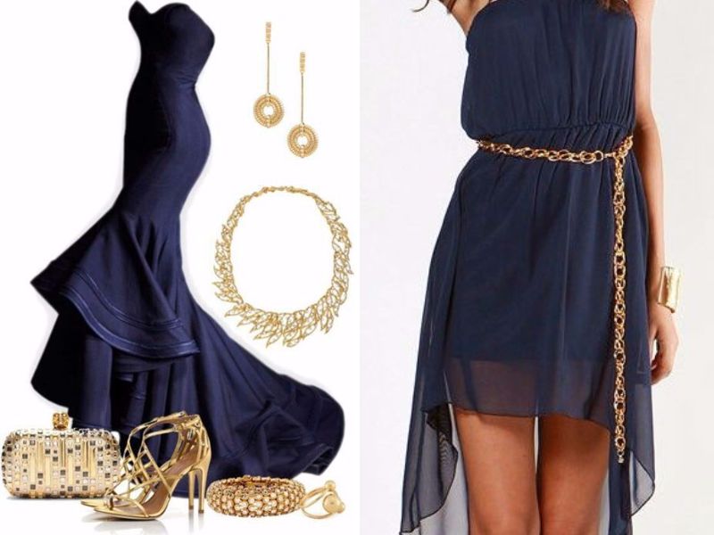 What Color Jewelry Goes With Navy Blue Dresses Everafterguide