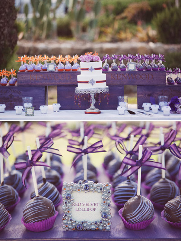 A Magical Wedding: Outdoor Purple Wedding Reception Ideas ...