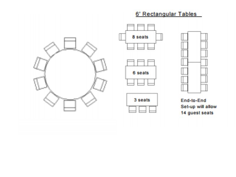 How Many People Can Sit At 6 Ft Table EverAfterGuide