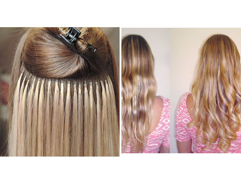 White Blonde Ombre Hair Extensions - wide 9