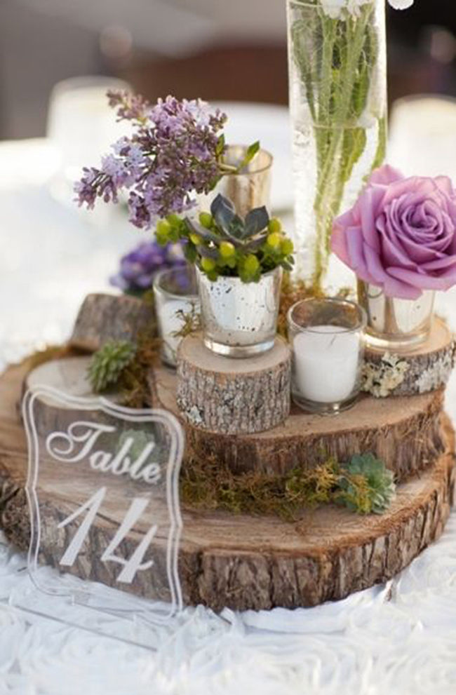 A Magical Wedding Outdoor Purple Wedding Reception Ideas