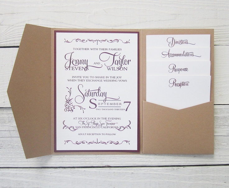 How to Make Pocket Invitations – A Simple Guide - EverAfterGuide