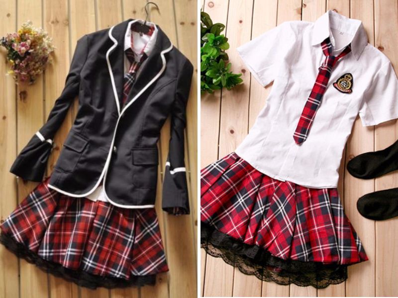 Cute japanese will make school uniform pictures